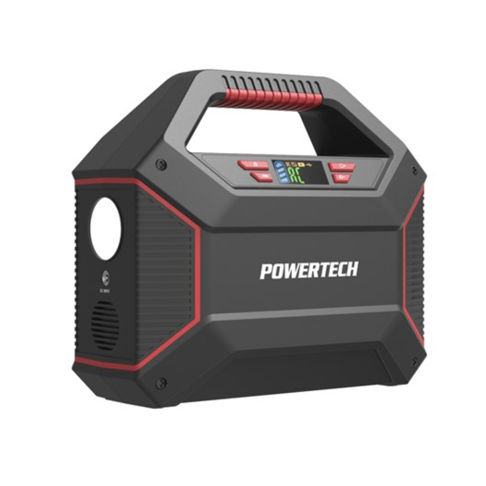 Powertech Portable 155W Power Centre with 100W Inverter and Digital Display