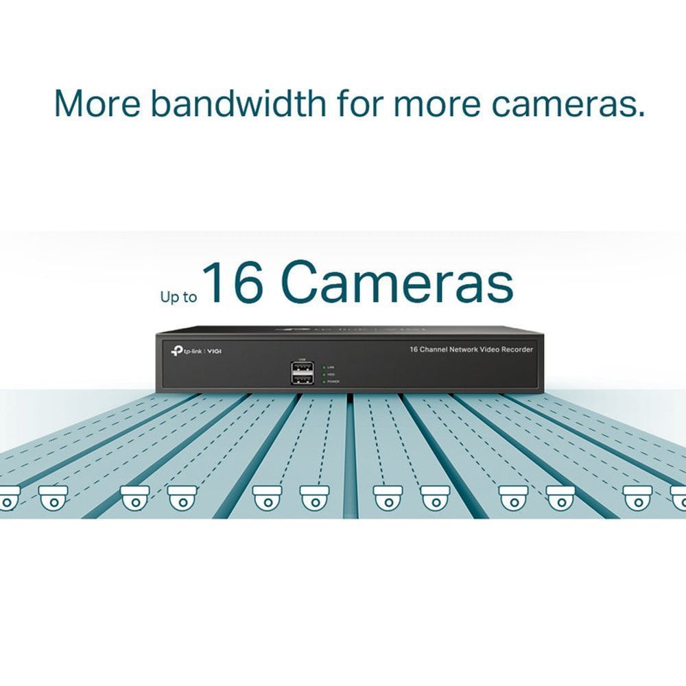 TL-VIGINVR1016H - TP-Link VIGI NVR1016H VIGI 16 Channel Network Video Recorder