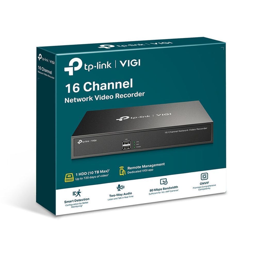 TL-VIGINVR1016H - TP-Link VIGI NVR1016H VIGI 16 Channel Network Video Recorder