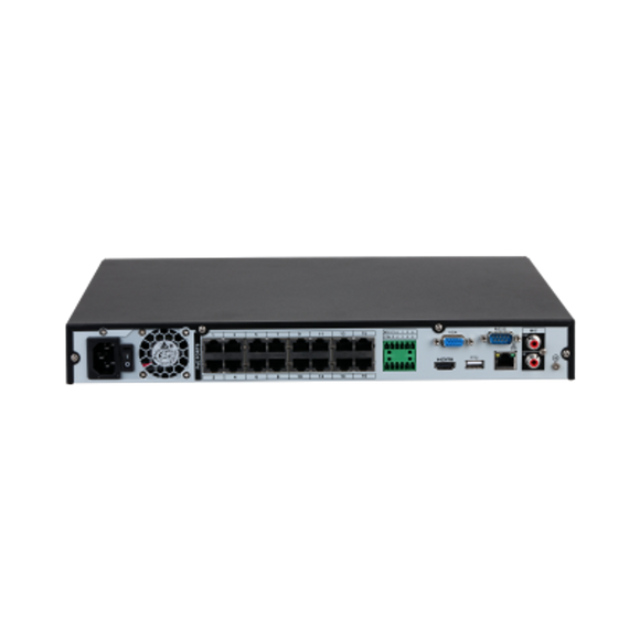 DHI-NVR4216-16P-4KS2/L - Dahua 16 Channel 1U 2HDDs 16PoE Network Video Recorder