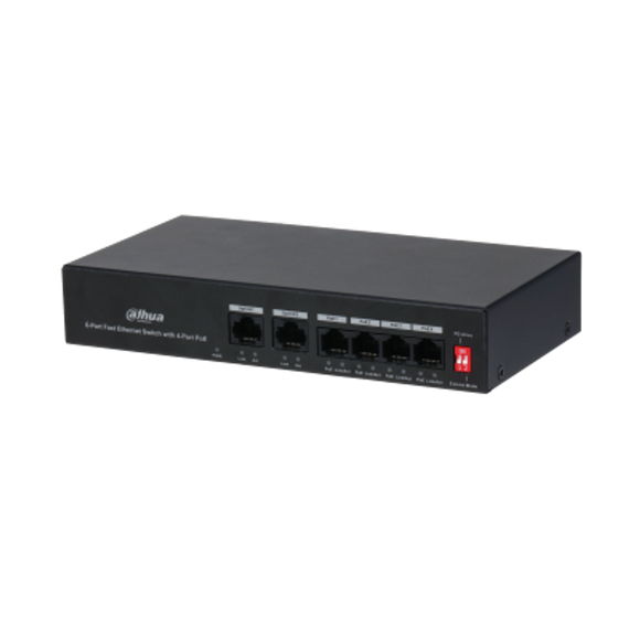 DH-PFS3006-4ET-36 - Dahua 6-Port Fast Ethernet Switch with 4-Port PoE