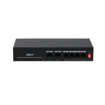 DH-PFS3006-4ET-36 - Dahua 6-Port Fast Ethernet Switch with 4-Port PoE