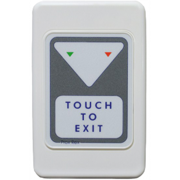 Prox-Rex - (Touch to Exit) is a touchless egress unit designed for use with Access Control Systems