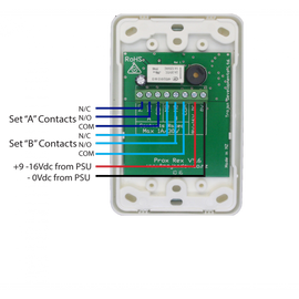 Prox-Rex - (Touch to Exit) is a touchless egress unit designed for use with Access Control Systems