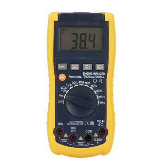 QM1446 Automotive DMM with Dwell and Tacho