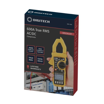 QM1632 600A True RMS AC/DC Clamp Meter