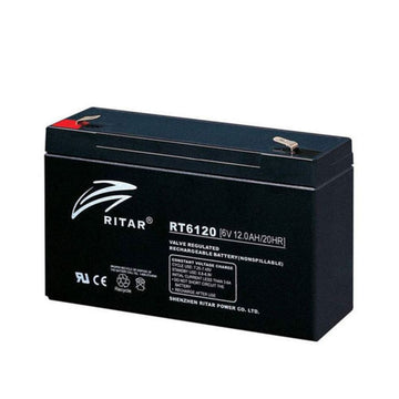 RT6120 - Ritar 6V 12Ah Sealed Lead Acid Battery