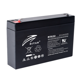 RT632 - Ritar 6V 2.8Ah Sealed Lead Acid Battery