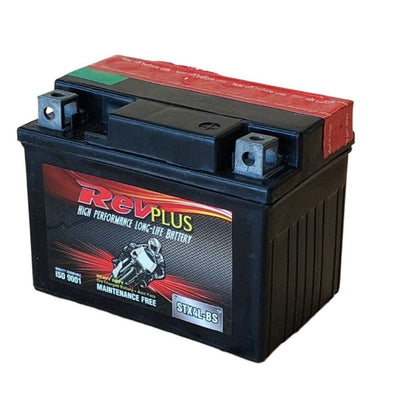 STX4L-BS - RevPlus Motorcycle Battery 12V 3Ah