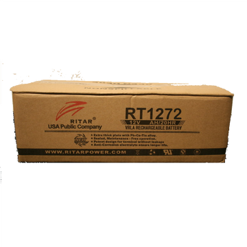 RT1272-10FF - Ritar - 10x 12VDC 7.2Ah Sealed Lead Acid Battery - Free Freight (excludes Rural & Residential)