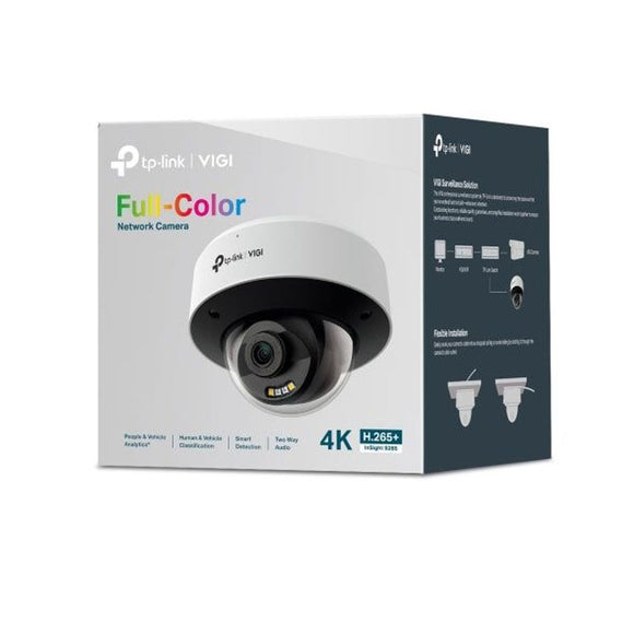 TL-INSIGHTS285(4MM) - TP LINK InSight S285 VIGI 8MP Full-Colour Dome Network Camera