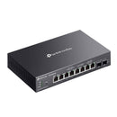 TL-SG2210XMP-M2 - TP LINK Omada 8-Port 2.5GBASE-T and 2-Port 10GE SFP+ Smart Switch with 8-Port PoE+
