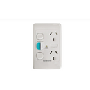 Socket Outlets Switched 10 Amp 250Va.c. with Residual Current Device (RCD) 230- 240Va.c. 20 Amp 10mA or 30mA