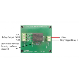 TDL-1RB – Trojan Single 8A Relay Board, 12VDC