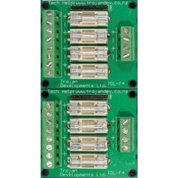 TDL-8FB – Trojan 8 Way 3 Amp Fuse Board, AC & DC Power Supplies