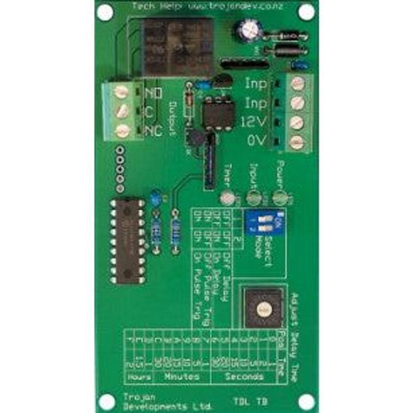 TDL-TB – Trojan multi-function timer board, definitive time duration to operate