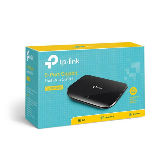 TL-SG1005D - TP-Link 5 Port Gigabit Switch (10/100/1000) Plastic