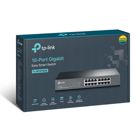 TL-SG1016DE - TP-LINK TL-SG1016DE 16 Port Gigabit Easy Smart Switch