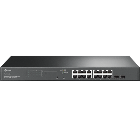 TL-SG2218P - TP-Link JetStream 18-Port Gigabit Smart Switch with 16-Port PoE+