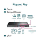TL-SL1218MP - TP-Link 16-Port 10/100 Mbps + 2-Port Gigabit Rackmount Switch with 16-Port PoE+