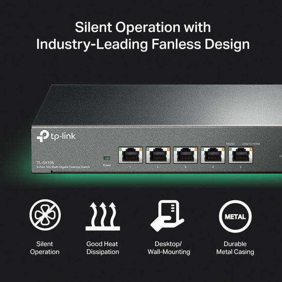 TL-SX105 - TP-Link 5-Port 10G Desktop Switch