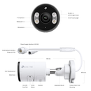 VIGI C345(2.8mm) - TP-Link VIGI 4MP Outdoor Full-Colour Bullet Network Camera