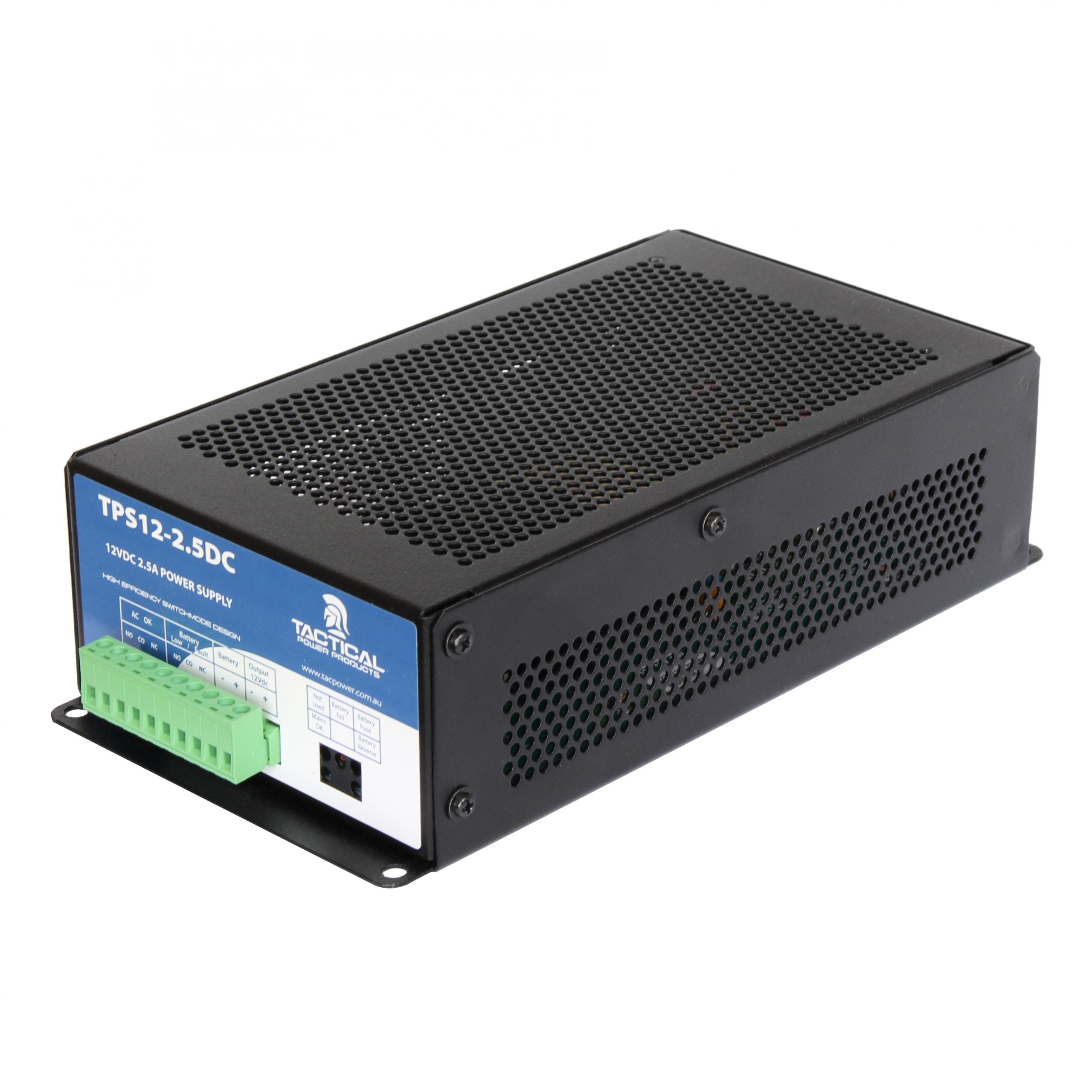 TPS12-2.5 - Tactical Power Supply, ECO, 12VDC, 2.5A, 13.8V Charger,