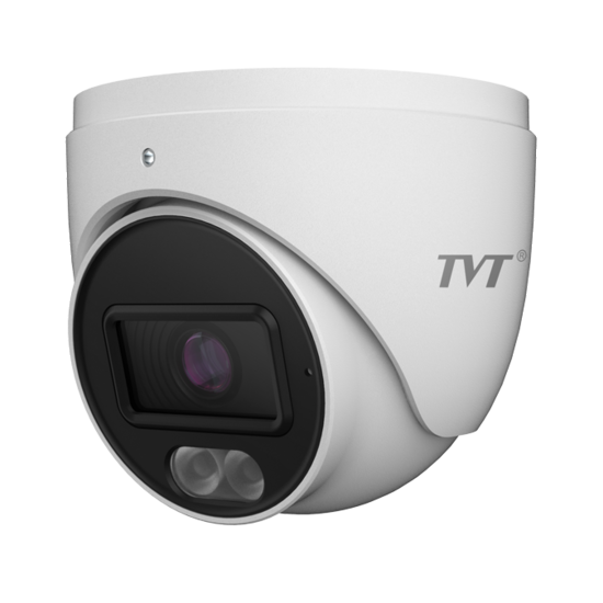 TVT-D28CL-6MP - TVT 6MP S4L-C Full Colour 2.8mm fixed lens, turret POE camera