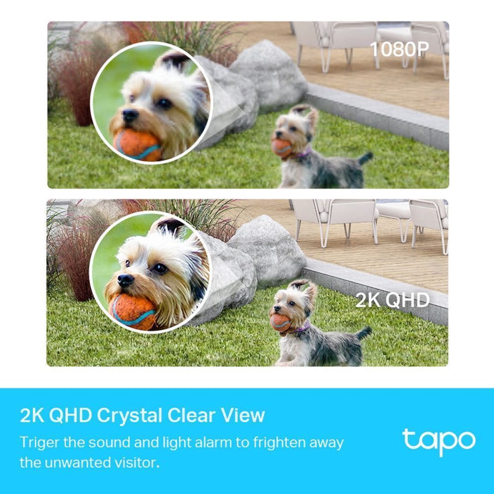 TL-TAPOC420S4 - TP-Link Tapo C420S4, 4 x Smart Wire-Free Security Camera System, with HUB, Battery Powered