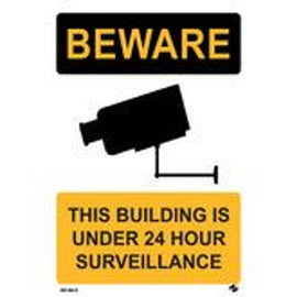 BW-802S - Beware - Surveillance Cameras in Use Warning Sign - PVC 240x340mm