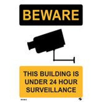 BW-802L - Beware - Surveillance Cameras in Use Warning Sign - PVC 400x600mm