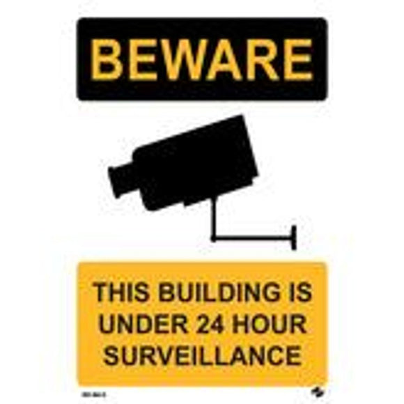 BW-802L - Beware - Surveillance Cameras in Use Warning Sign - PVC 400x600mm