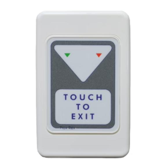 Trojan Prox-Rex touchless request-to-exit button for commercial access control doors in NZ