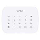 U-Prox Keypad G4 - Wireless Keypad with a touch surface and buttons for managing four groups Black