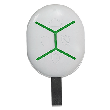 U-Prox Keyfob B4 White - Wireless Remote, three buttons for controlling and one programmable button