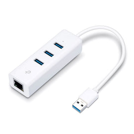 TL-UE330 - TP-Link UE330 USB 3.0 3-Port Hub & Gigabit Ethernet Adapter