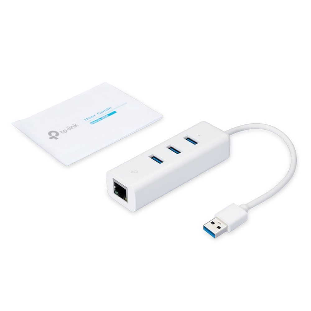 TL-UE330 - TP-Link UE330 USB 3.0 3-Port Hub & Gigabit Ethernet Adapter