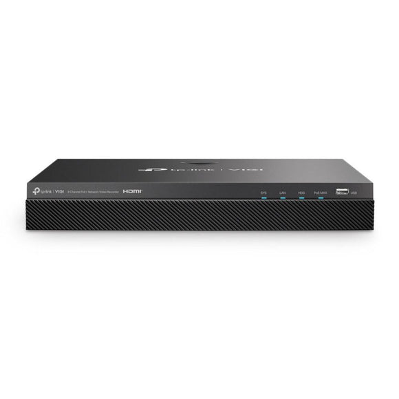 VIGI NVR2008H-8MP - TP-Link VIGI 8 Channel PoE+ Network Video Recorder