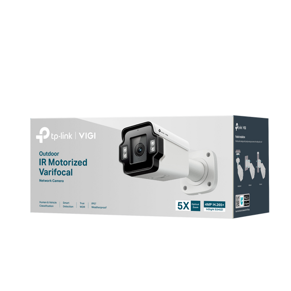 TL-INSIGHTS345ZI - TP LINK InSight S345ZI VIGI 4MP Outdoor IR Motorised Varifocal Bullet Network Camera