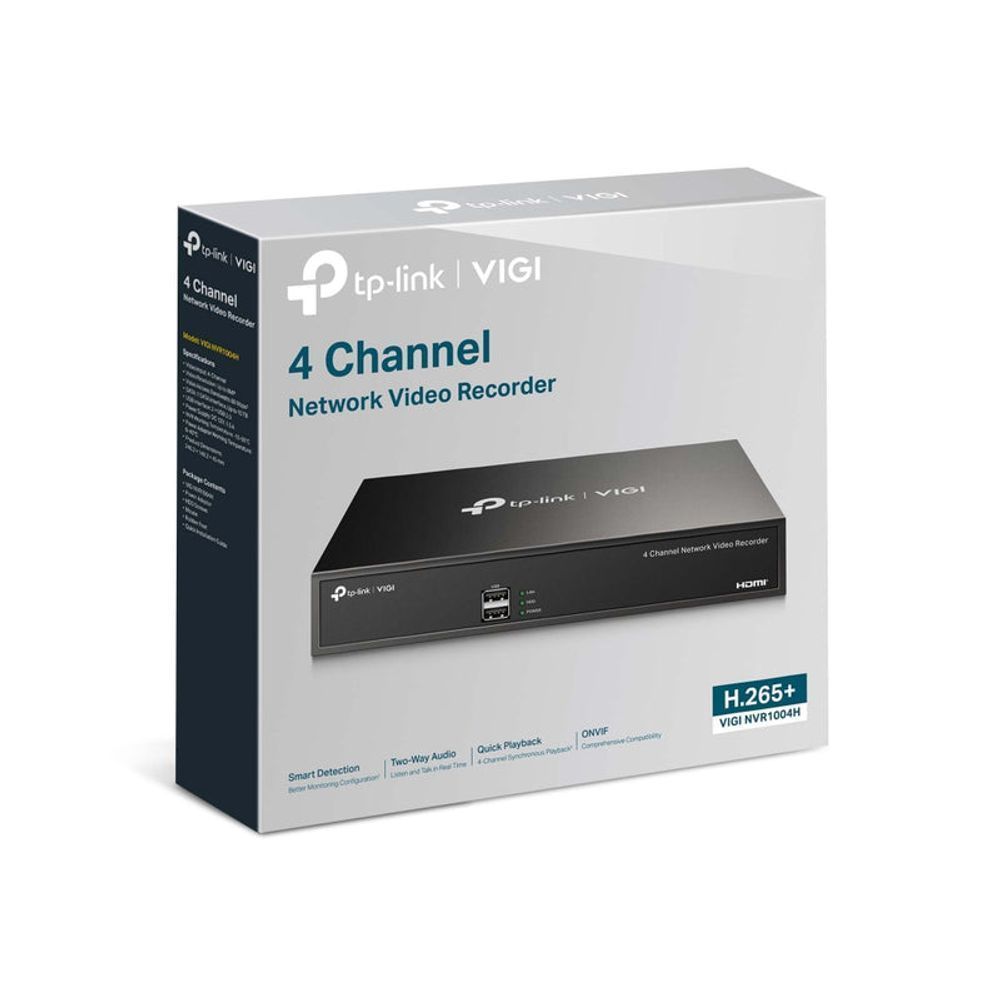 TL-VIGINVR1004H - TP-Link VIGI NVR1004H, VIGI 4 Channel Network Video Recorder