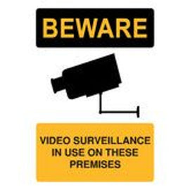 BW-805S - Beware - Surveillance Cameras in Use Warning Sign - PVC 240x340mm