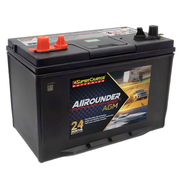 27R-AGM - Supercharge Allrounder 27R-AGM Battery 90Ah