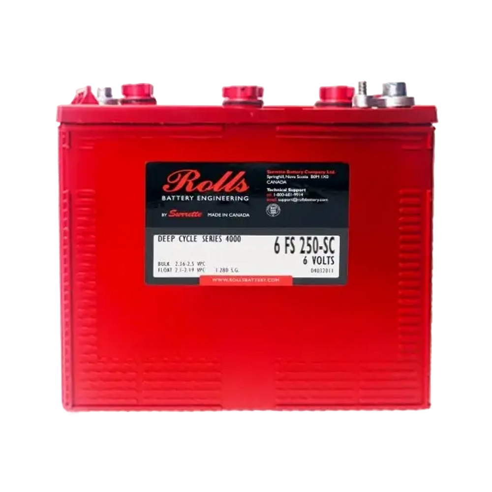 6FS250-SC - Rolls Deep Cycle Series Battery