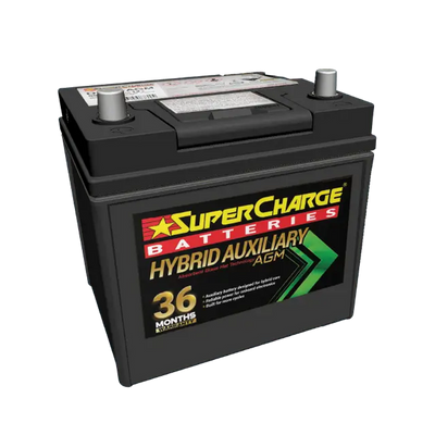 D23R-AGM - Supercharge Hybrid Auxiliary D23R-AGM Battery 50Ah