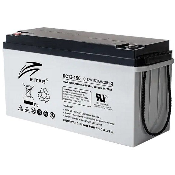 DC12-150 - Ritar 12V 150Ah DC Series AGM Deep Cycle Battery