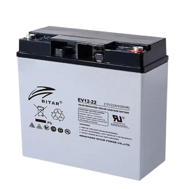 EV12-22 - Ritar 12V 22Ah EV Series AGM Deep Cycle Battery