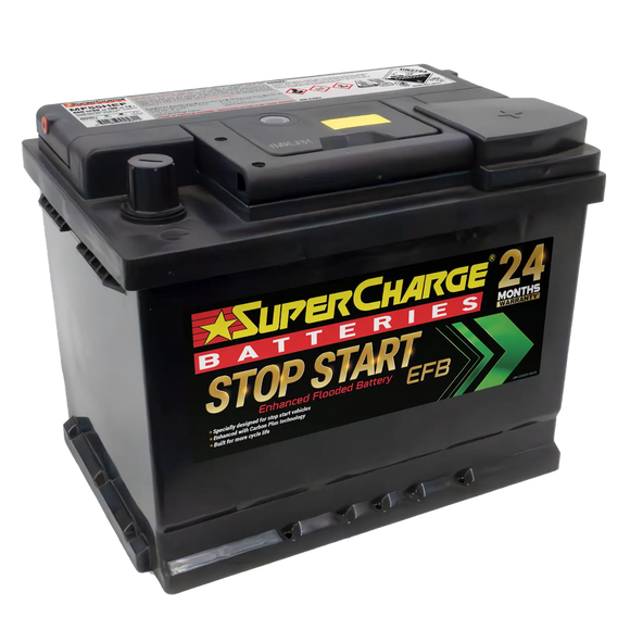 MF55HEF - Supercharge Stop/Start MF55HEF Battery 60Ah