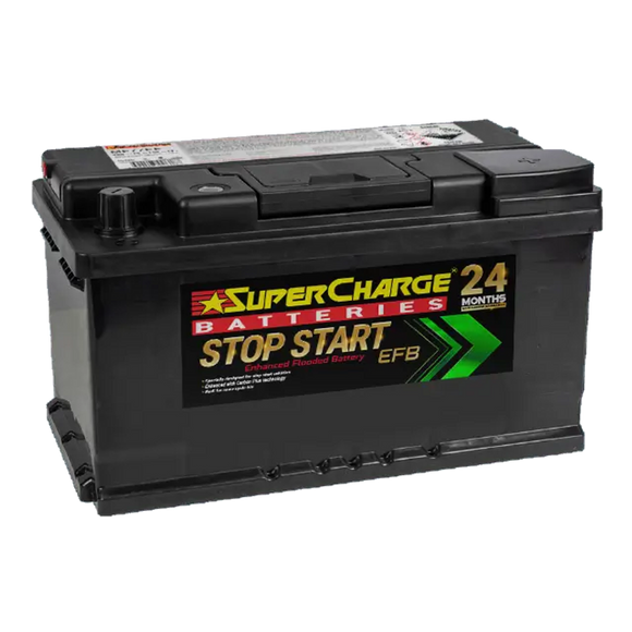 MF77EF - Supercharge Stop/Start MF77EF Battery 75Ah