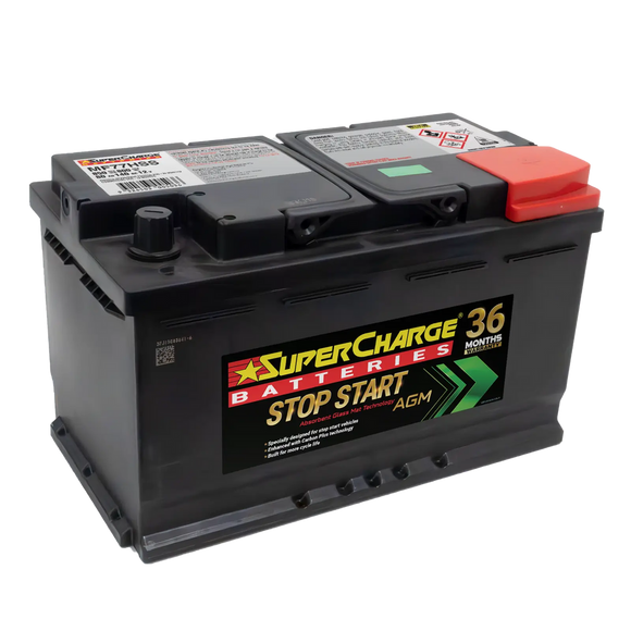 MF77HSS - Supercharge Stop/Start MF77HSS Battery 80Ah
