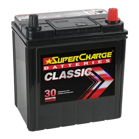 NS40ZL - Supercharge Classic NS40ZL Battery 38Ah